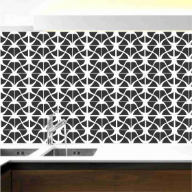 Adesivo Azulejo Inovador Preto e Branco