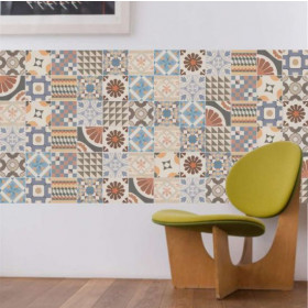 Adesivo Azulejo Patchwork