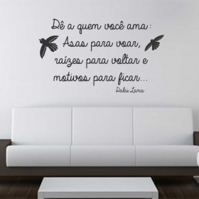 Adesivo Frase Dê a quem... Dalai Lama