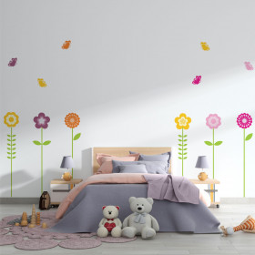 Adesivo Infantil Flores