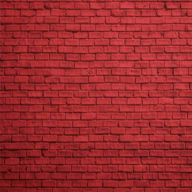 Adesivo Mural Tijolinho Vermelho