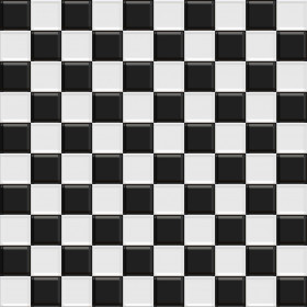 Adesivo Pastilha Preto e Branco