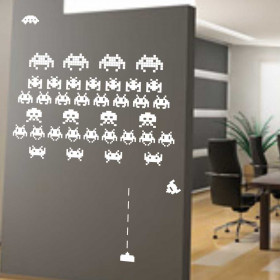 Adesivo Space Invaders