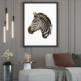 Adesivo Poster Zebra