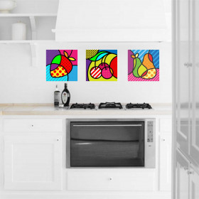 Adesivo Cozinha Frutas Design