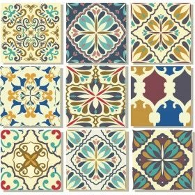 Adesivo Azulejo Abstrato