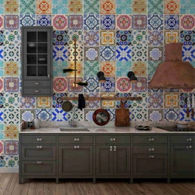 Adesivo Azulejo Ousado