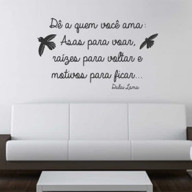 Adesivo Frase Dê a quem... Dalai Lama