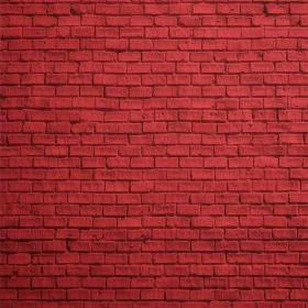 Adesivo Mural Tijolinho Vermelho