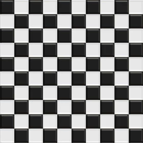 Adesivo Pastilha Preto e Branco
