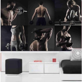 Adesivo Poster Musculação