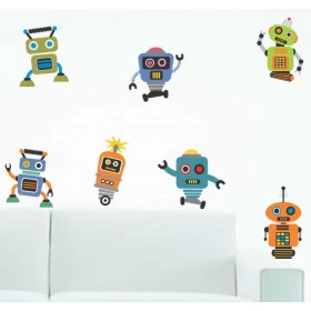 Adesivo Decorativo Kit Rôbos