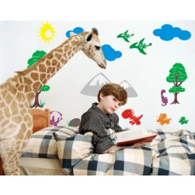 Adesivo Decorativo Mundo dos Dinossauros