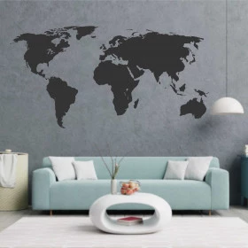 Adesivo Mapa do Mundo