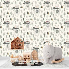 Papel de Parede Urso no Inverno