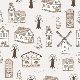 Papel de Parede Cidade Campestre