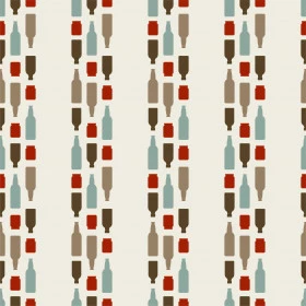 Papel de Parede Garrafas