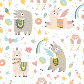 Papel de Parede Lhama