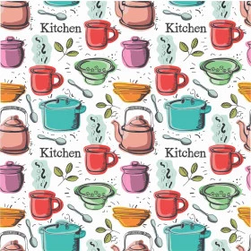 Papel de Parede Utensílios 