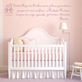 Adesivo Frase Santo Anjo